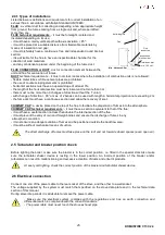 Предварительный просмотр 45 страницы Cola DOMUSFIRE C17 Installation, Use And Maintenance Manual