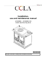 Cola JOHANNA Installation, Use And Maintenance Manual preview