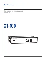 Colby Instruments 21090000 Operating And Programming Manual preview