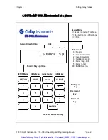 Предварительный просмотр 21 страницы Colby Instruments PDL-100A Operating And Programming Manual