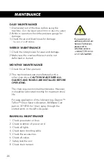 Preview for 20 page of Cold Jet i3 MICROCLEAN Operator'S Manual