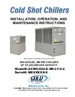 Cold Shot Chillers ACWC-024-E-DR-LT-0-2 Installation, Operation And Maintenance Instructions preview