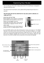 Предварительный просмотр 9 страницы Coldair GFP215 Operating Instructions Manual