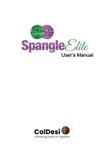 ColDesi Spangle Elite User Manual preview