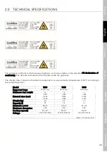 Preview for 35 page of coldline W30 Use And Maintenance Manual