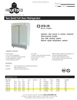 ColdTech CFD-2R Specifications предпросмотр