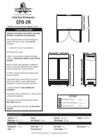 Preview for 2 page of ColdTech CFD-2R Specifications