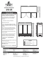 Предварительный просмотр 2 страницы ColdTech CFD-3R Specifications