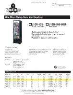 ColdTech J1GR-10S Specifications предпросмотр