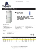 ColdTech J2SFF-21B Specifications preview