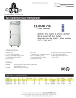 Preview for 1 page of ColdTech J2SRR-21B Specifications