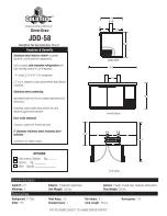 Предварительный просмотр 2 страницы ColdTech JDD-58 Specifications