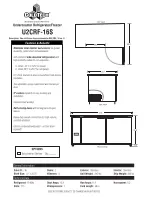 Preview for 2 page of ColdTech U2CRF-16S Specifications