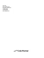 Предварительный просмотр 45 страницы Cole Parmer 05017-10 Manual