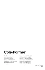 Предварительный просмотр 8 страницы Cole Parmer 09818-05 Operating Manual