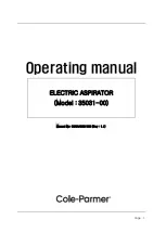 Предварительный просмотр 1 страницы Cole Parmer 35031-00 Operating Manual