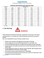 Предварительный просмотр 2 страницы Cole Parmer 52411-22 User Manual