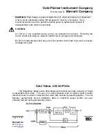 Предварительный просмотр 4 страницы Cole Parmer 75211-30 Service Manual