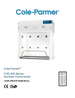 Preview for 1 page of Cole Parmer 78902-20 Operation Manual