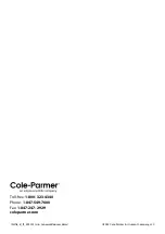 Preview for 16 page of Cole Parmer 78904-00 Installation And Operating Instructions Manual