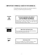 Preview for 3 page of Cole Parmer CLW-108i and CLW-128i
Installation / Operation / Maintenance M Installation, Operation And Maintanance Manual