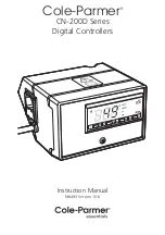 Предварительный просмотр 1 страницы Cole Parmer CN-200D Series Instruction Manual