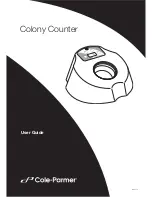 Preview for 1 page of Cole Parmer Colony Counter 14312-00 User Manual