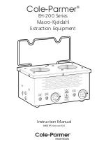 Cole Parmer EH-200 Series Instruction Manual предпросмотр