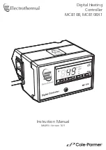 Предварительный просмотр 1 страницы Cole Parmer Electrothermal MC810B Instruction Manual