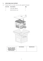 Preview for 6 page of Cole Parmer Electrothermal RAK30 HW & R Instruction Manual