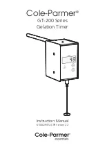 Cole Parmer GT-200 Series Instruction Manual preview