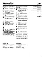 Preview for 5 page of Cole Parmer Masterflex I/P 7592-20 Operating Manual