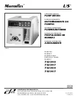 Cole Parmer MASTERFLEX L/S 7523-40 Operating Manual preview