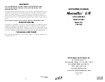 Preview for 8 page of Cole Parmer Masterflex L/S 7569-00 Operating Manual