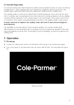 Предварительный просмотр 9 страницы Cole Parmer Melting Point S MP-800 Series Instruction Manual