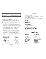 Предварительный просмотр 2 страницы Cole Parmer Mfsterflex I/P Operating Manual