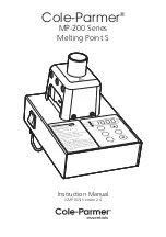 Cole Parmer MP-200 Series Instruction Manual preview