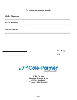 Предварительный просмотр 43 страницы Cole Parmer PBL-2002 User Manual