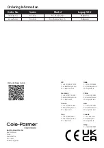 Preview for 20 page of Cole Parmer RS-250 Series Instruction Manual