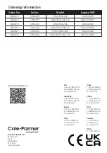 Предварительный просмотр 28 страницы Cole Parmer SHM-250 Series Instruction Manual