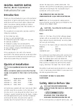 Preview for 3 page of Cole Parmer SWB6053-CPB Instruction Manual