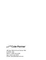 Предварительный просмотр 17 страницы Cole Parmer TA-164 Startup Manual