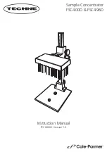 Предварительный просмотр 1 страницы Cole Parmer Techne FSC400D Instruction Manual