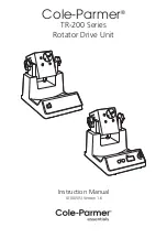 Cole Parmer TR-200 Series Instruction Manual preview