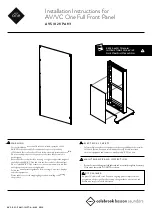 Colebrook Bosson Saunders AV/VC One Installation Instructions preview