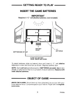 Preview for 3 page of Coleco Alien Attack 2370 Instruction Manual