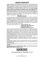 Preview for 8 page of Coleco Alien Attack 2370 Instruction Manual