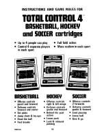 Preview for 14 page of Coleco TOTAL CONTR0L 4 Instructions Manual