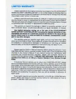 Preview for 5 page of Coleco Vision Super Action 2491 Owner'S Manual