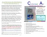 Coleman Air C440 Series Quick Start Manual preview